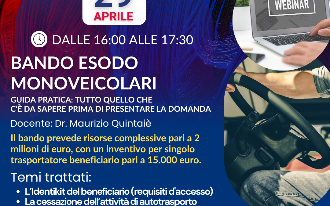 Bando “Esodo Monoveicolari”