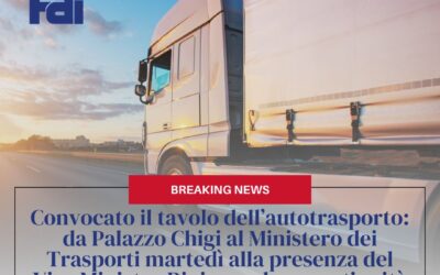 Autotrasporto: il MIT convoca le associazioni per il 21 luglio. Al centro del confronto le misure sul caro carburanti